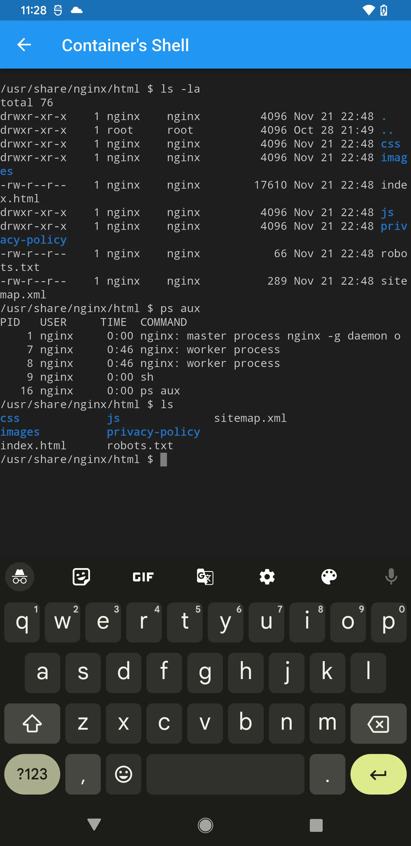 Container Logs